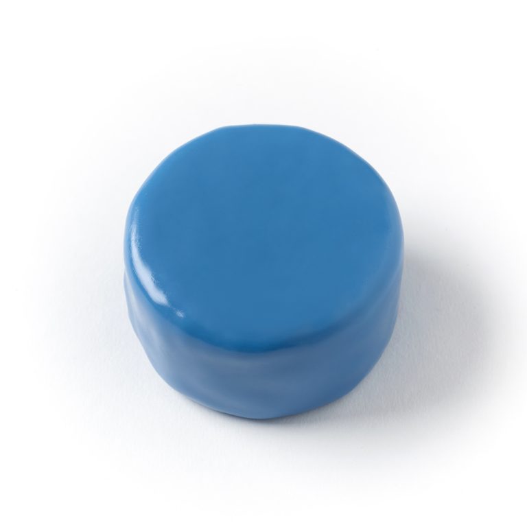 Light blue cheese wax from Orchard Valley Dairy Supplies