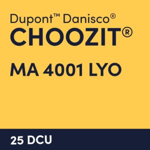 cultures choozit MA 4001 LYO 25 DCU