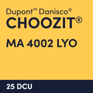 cultures choozit MA 4002 LYO 25 DCU