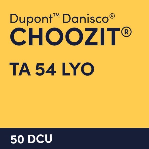 cultures choozit TA 54 LYO 50 DCU