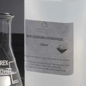 Sodium hydroxide solution for titratable acidity testing