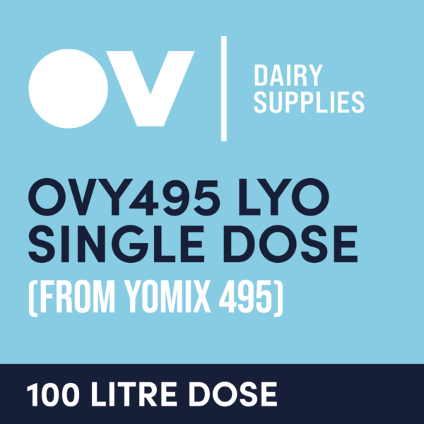 cultures single dose OVY495 LYO single dose (from Yo Mix 495) 100 Litre