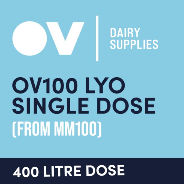 Cheese culture OV100 LYO single dose (from MM100) 400 Litre