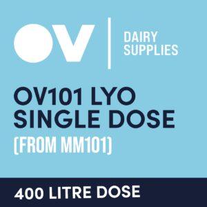 Cheese culture OV101 LYO single dose (from MM101) 400 Litre