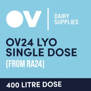 Cheese culture OV24 LYO single dose (from RA24) 400 Litre