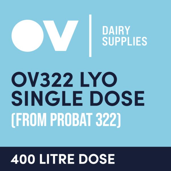 Cheese culture OV322 LYO single dose (from Probat 322) 400 Litre