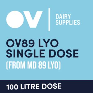 Cheese culture OV89 LYO single dose (from MD89) 100 Litre