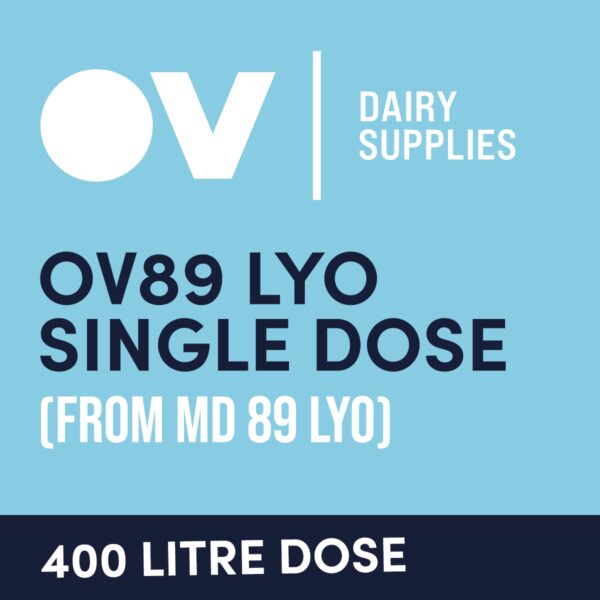 Cheese culture OV89 LYO single dose (from MD89) 400 Litre