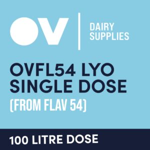 Cheese culture OVFL54 LYO single dose (from Flav54) 100 Litre
