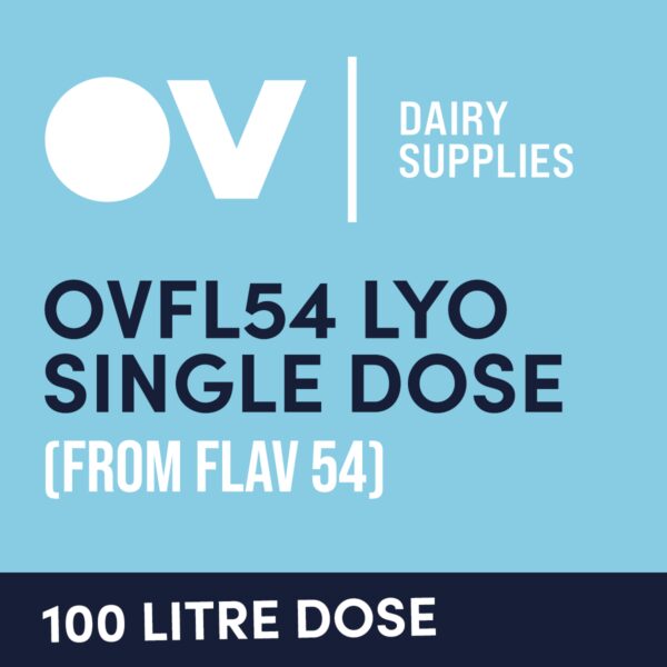 Cheese culture OVFL54 LYO single dose (from Flav54) 100 Litre