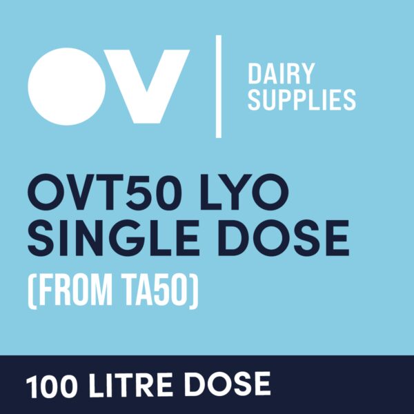 Cheese culture OVT50 LYO single dose (from TA50) 100 Litre
